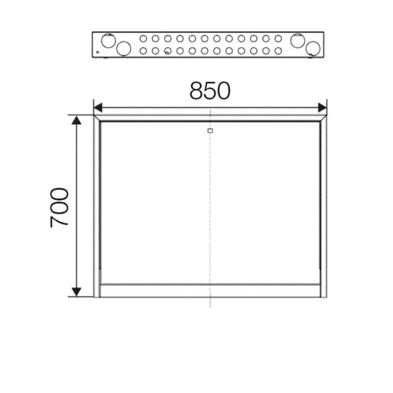 rauheat Manifold cabinet rauheat pro 850 6-11