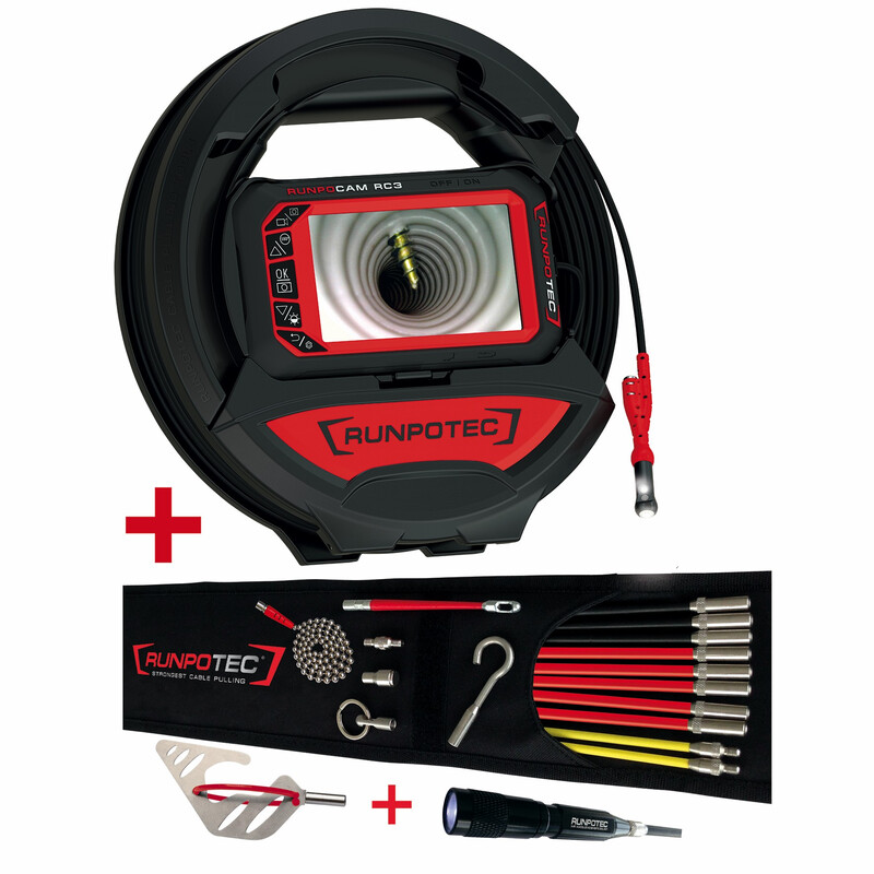 INSPEKTIONSKAMERA RUNPOTEC RC3 DIG. 15m -19 DEL