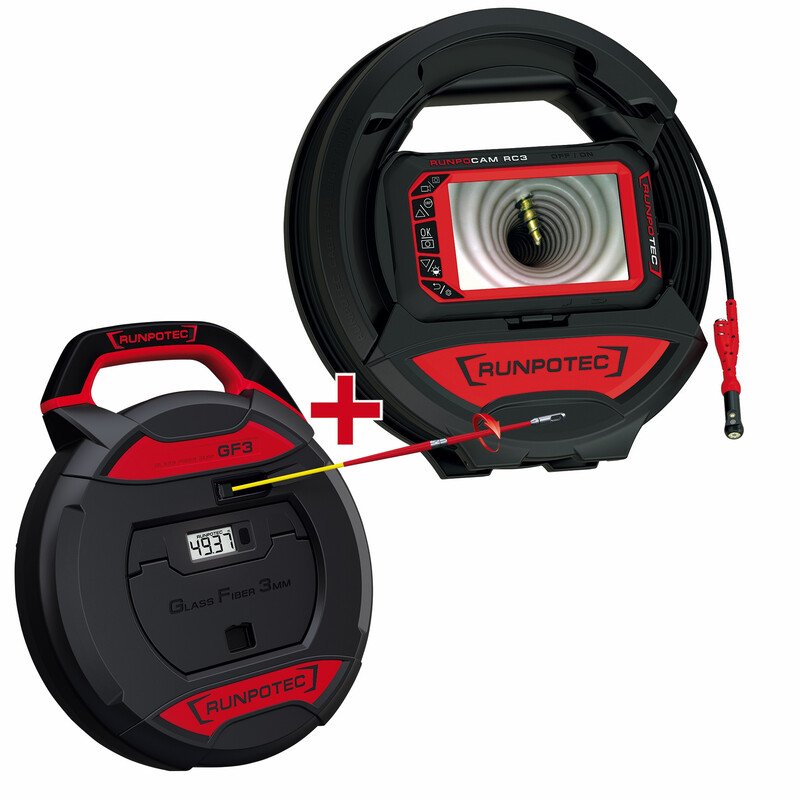 INSPEKTIONSKAMERA RUNPOTEC RC3 DIG. 15m