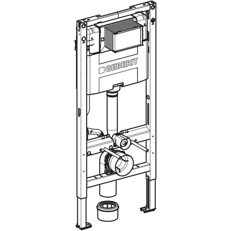 geberit Element vägghängd wc geberit duofix omega 112cm pe-x