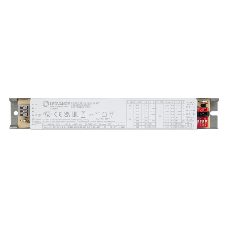 ELECTRONIC BALLAST DR DS-P-60/220-240/625 L NSV