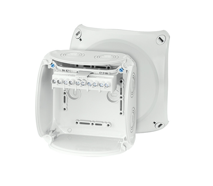 Junction box 5 pol 6mm² grey