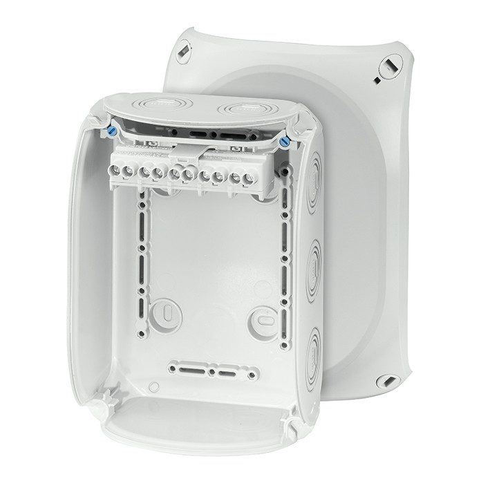 Junction box 5 pol stor 6mm² grey