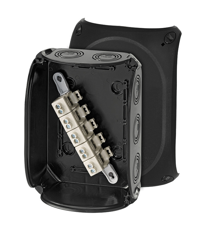 Junction box uten  klemmer grey