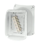 Junction box 5 pol stor 10mm² grey