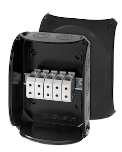 hensel Junction box 5 pol 4mm² black