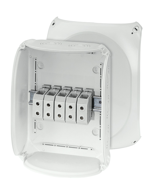 Junction box 5 pol 35mm² grey