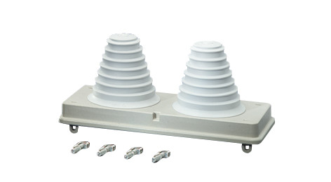 INLET FLANGE ENYCASE LÄPIVIENTILAIPPA 2X KAAPELILLE