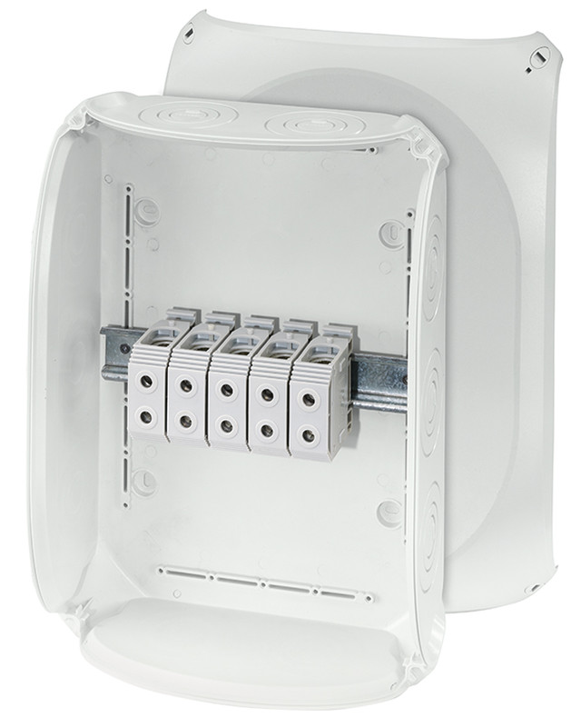 Junction box 5 pol 50mm² grey