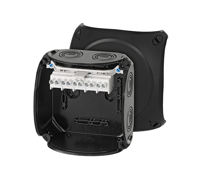 Junction box uten  klemmer grey