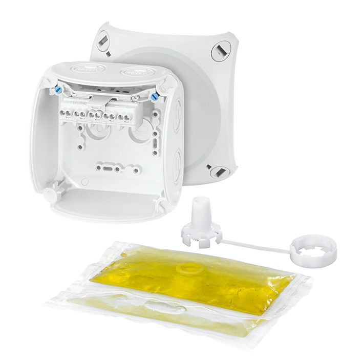 JUNCTION BOX GELFILLED 2,5MM2 GREY