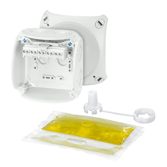 JUNCTION BOX GELFILLED 4MM2 GREY