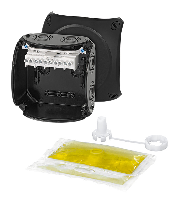 hensel Kopplingsdosa enycase wp 0606 b 6mm² geeli musta