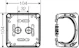 hensel Kopplingsdosa enycase kf 0400 h ip66/ip67 har pc-hf