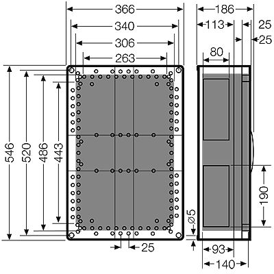 hensel Installations kapsling enystar fp 0431