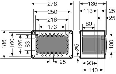 hensel Asennuskotelo pc enystar fp 0150