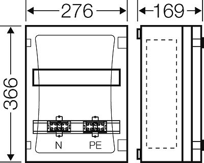 hensel Module cover surface enystar fp 1211, 690vac/dc, ip66