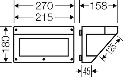 hensel Switch panel accessory enystar fp cb 210, ip 66