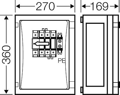 hensel Pääkytkin enystar fp 5213, 160 a kytkin