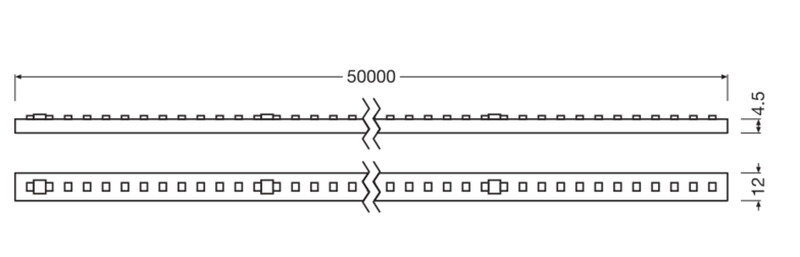 ledvance Led strip ac 230v ls p ac 1200/840/50m/ip66