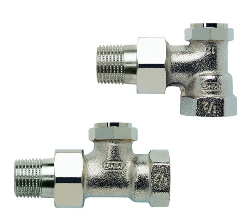 RETURVENTIL RAK HONEYWELL 3/8 MED NIPPEL KVS 1,4