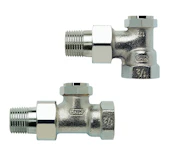 RETURVENTIL RAK HONEYWELL 3/8 MED NIPPEL KVS 1,4