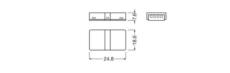 ledvance Elektriska tillbehör ledstrip ls ay pfm csd/p5/p 2 st