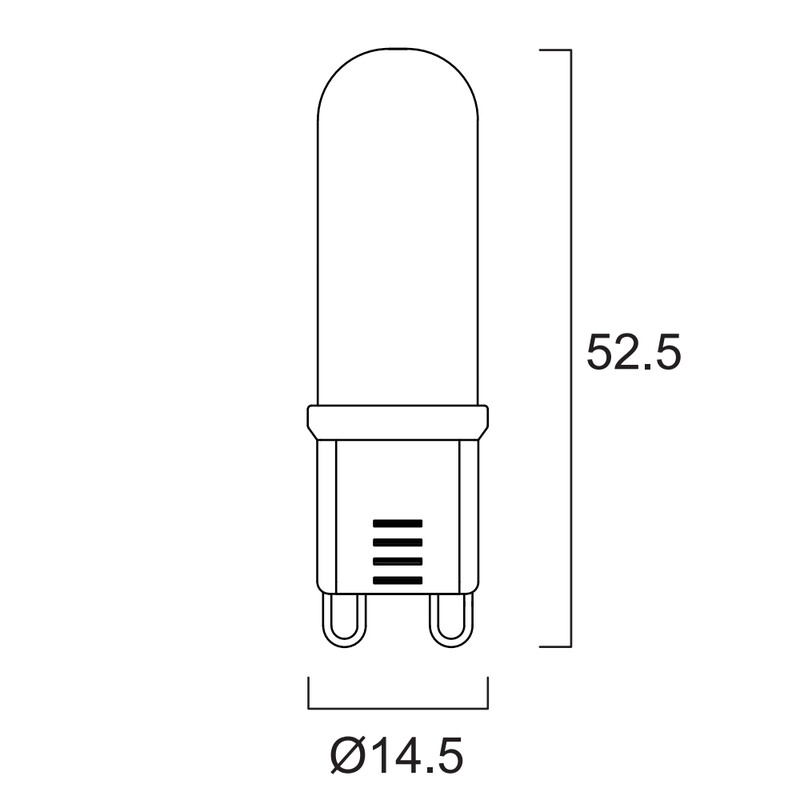 sylvania Miniature lamp toledo retro g9 2,3w 827 250 lm