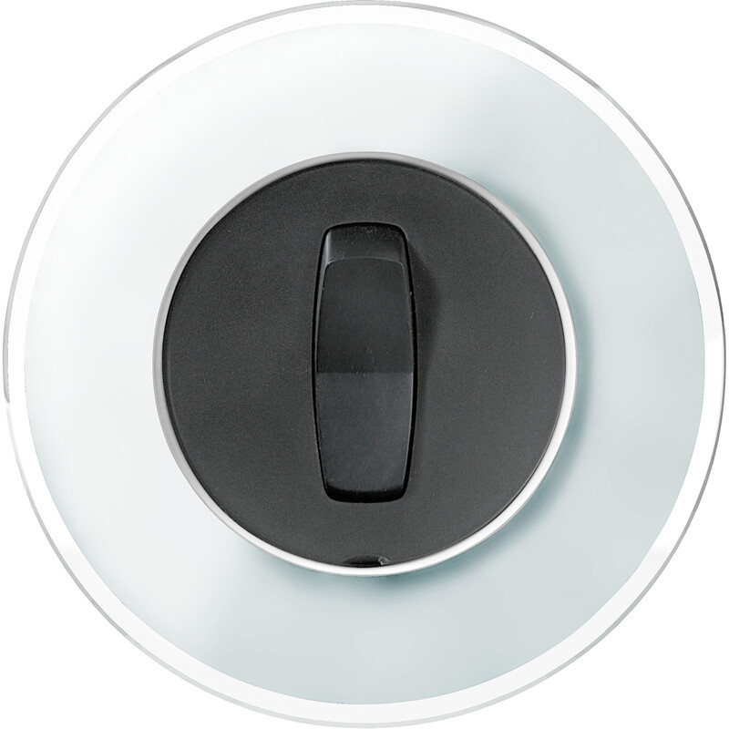 schneider electric Täckbricka renova 1-täckbricka glas vit