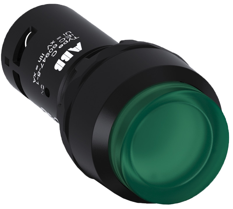 ULKONEVA VALOPAINIKE COMPACT VIHREÄ, PALAUTUVA, 1NO