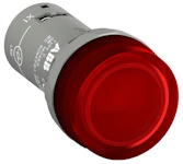 INDICATOR LAMP LED RED, 110-130V AC