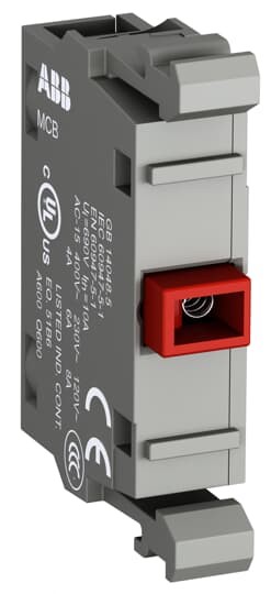 abb Kosketinelementti modular yksittäislohko 1nc kullattu