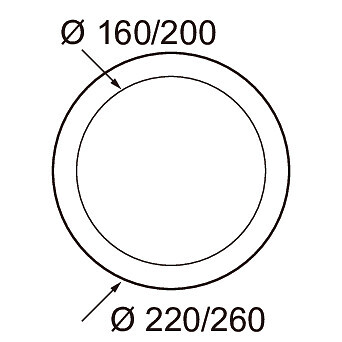 airam Mek. lisätarv. compact xl sovituskehys 170/210 wh