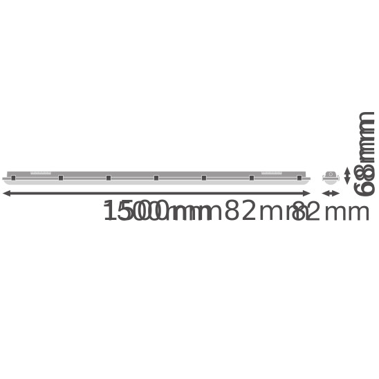 ledvance Kapslad industriarmatur dp ip65 1500 58w/840 8000lm s