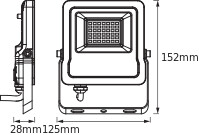 ledvance Valonheitin smart flood ip65 20w/rgbw wifi