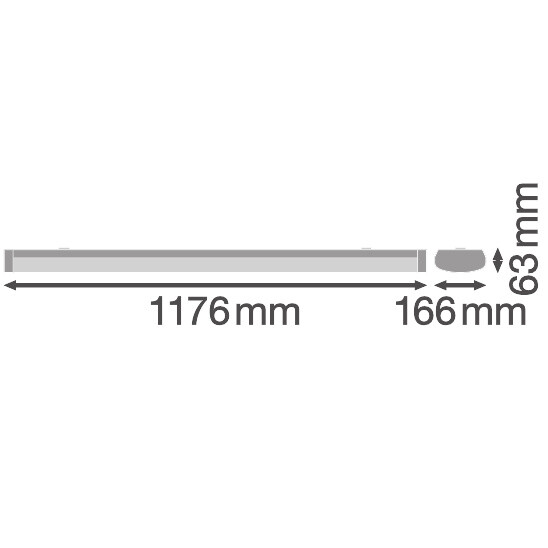 ledvance Industrial lum. linear surface ln sf ip44 1200 32w/840 em