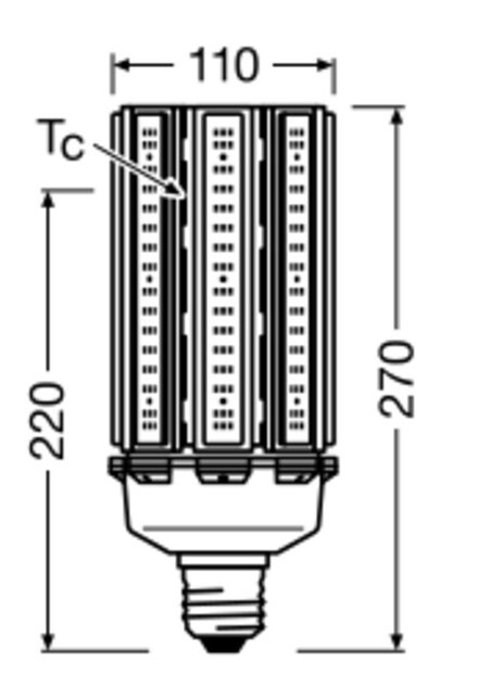 ledvance Led-lamp hql alu p 90w/827 11700lm e40