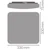 ledvance Surface mounted luminaire sf square ip44 24w/840 sensor