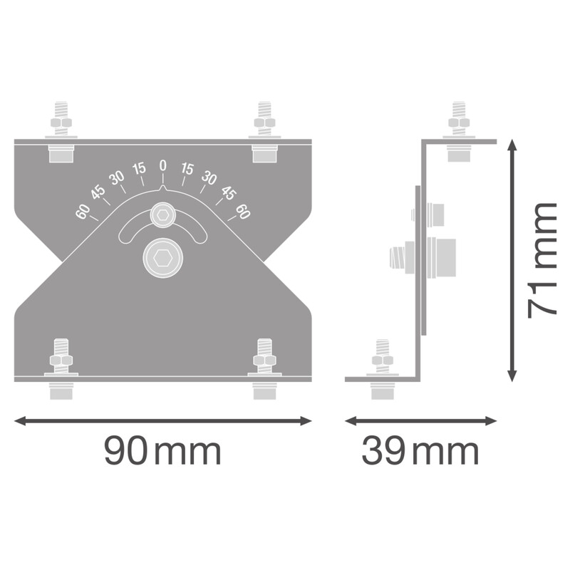 ledvance Mekaniska tillbehör low bay lb flex angulation mount kit