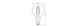 ledvance Mini. b. lampa super-efficient clp 3w/827 470 e14 dim cl elc