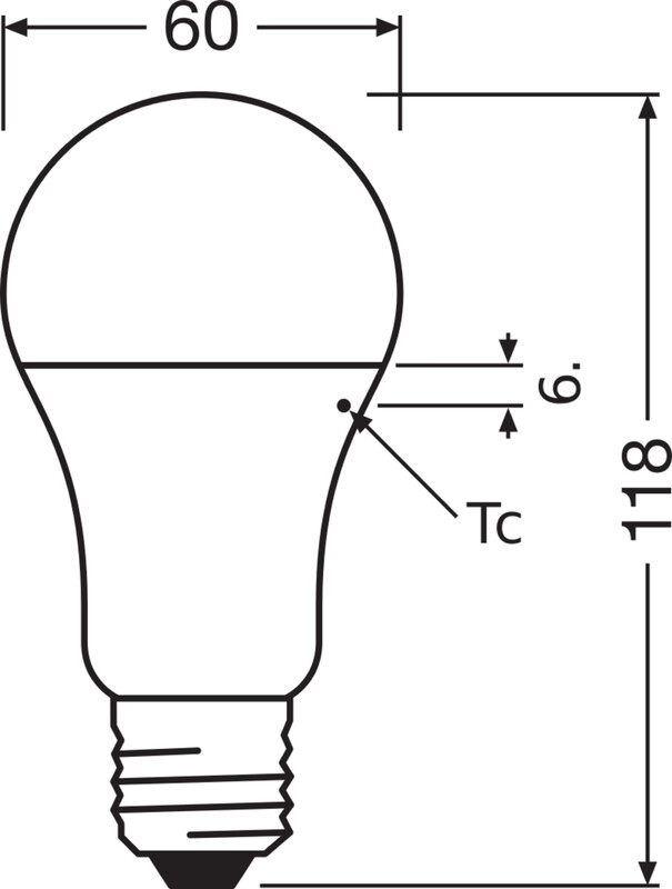 ledvance Led-lamp performance cla 14w/827 1521lm e27 op pcr