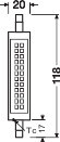 ledvance Lineaaril. performance special line118 12w/827 1521lm r7s