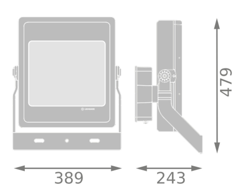 ledvance Floodlight high mast fl 42000lm 300w 757 sym r30  