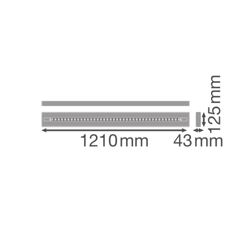 ledvance Pinta-/ripustusvalaisin ln inv di 1200 54w 930 da s mu