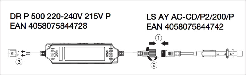 ledvance Sähköinen lisätarvike ls ay ac-cd/p2/200/ip65