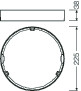 ledvance Pinta-asennuskehys dl slim frame dn210 wt
