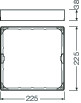 ledvance Pinta-asennuskehys dl slim frame sq210 wt