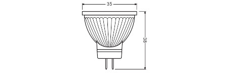 ledvance Led-lamp performance spot mr11 4,2w/840 345lm gu4 36d