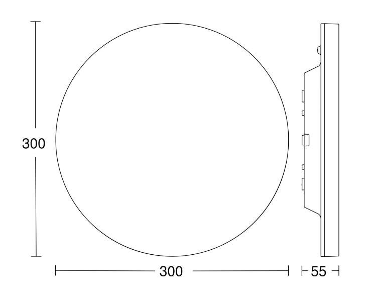steinel Sensor luminaire connect rs pro r10 plus sc 3k ip40