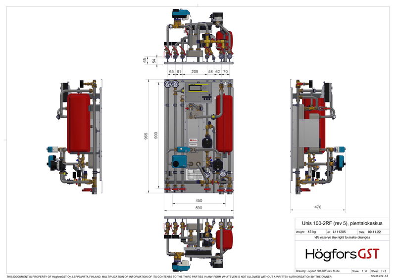 unis Substation högforsgst unis 100-2rf ouman